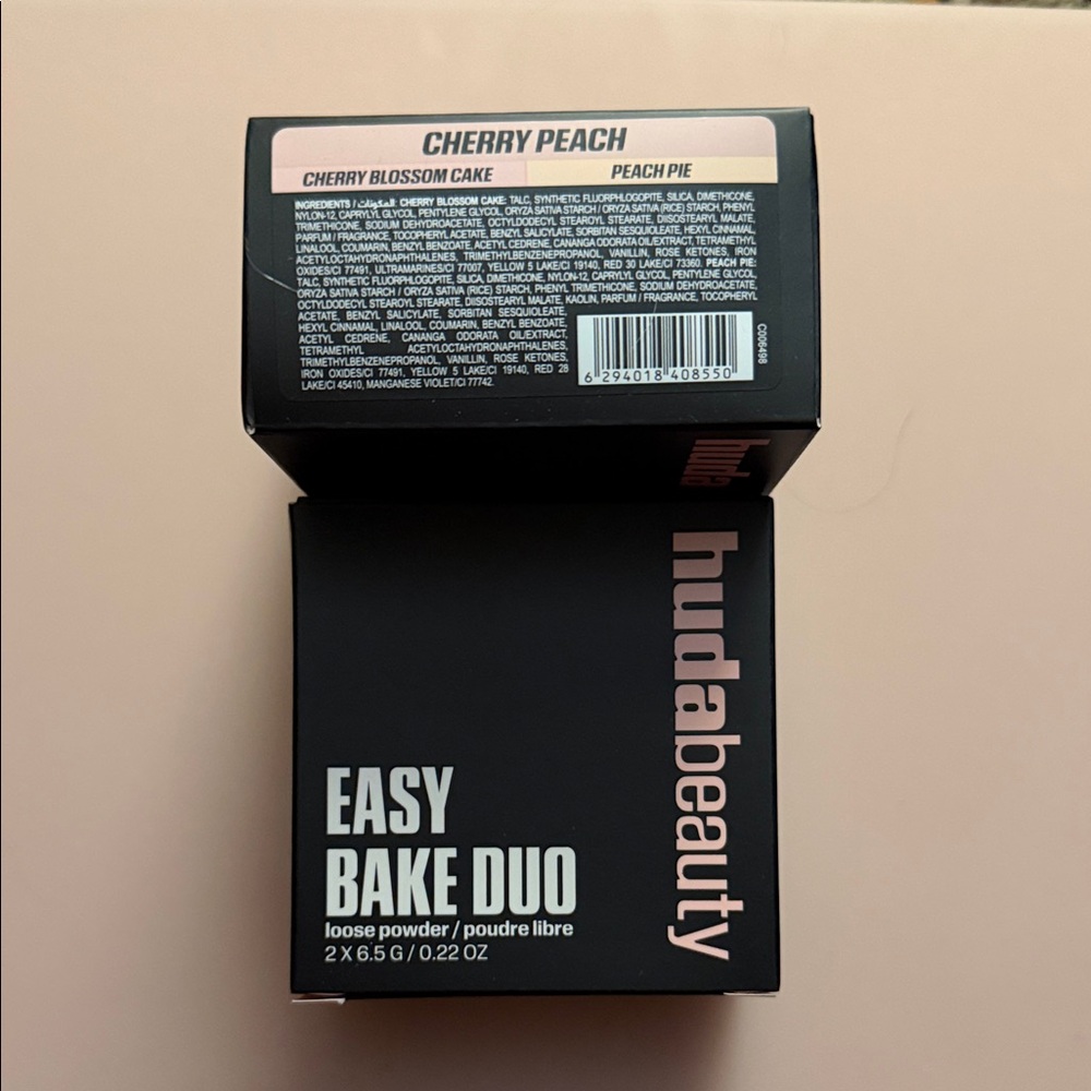 HUDA BEAUTY Easy Bake Duo - Cherry Peach  (1pc)